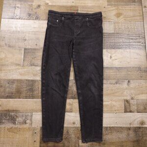 Spanx Ready-to-Wow! Black Denim Leggings -‎ Women's Size XL